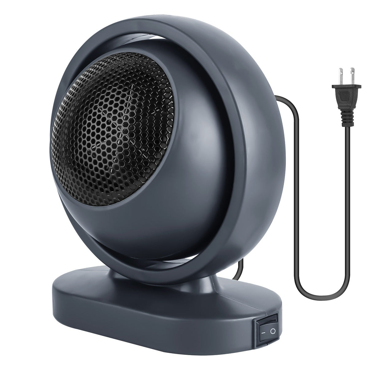 380W Space Heater with 30° Tilting Angle 3S Fast Heating Portable Desktop Electric Heater For Indoor Use With Overheat Protection Tip Over Protection