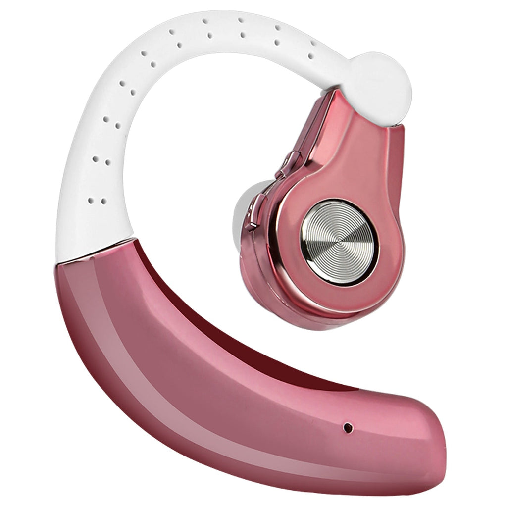 Wireless Earpiece Right In-Ear Wireless Earphone w/ Mic Earhook For Business Office Driving 120Hrs Playtime