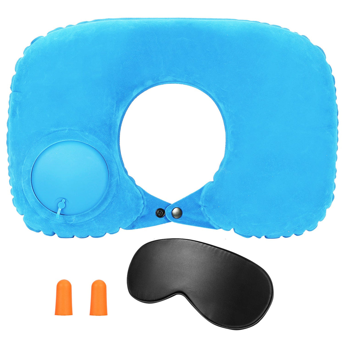 Travel Pillow Inflatable U Shape Neck Pillow Neck Support Head Rest Office Nap Car Airplane Cushion