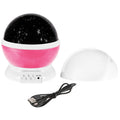 LED Star Sky Projector Night Light Kids Rotating Starry Night Lamp USB Sleep Light Xmas Gift