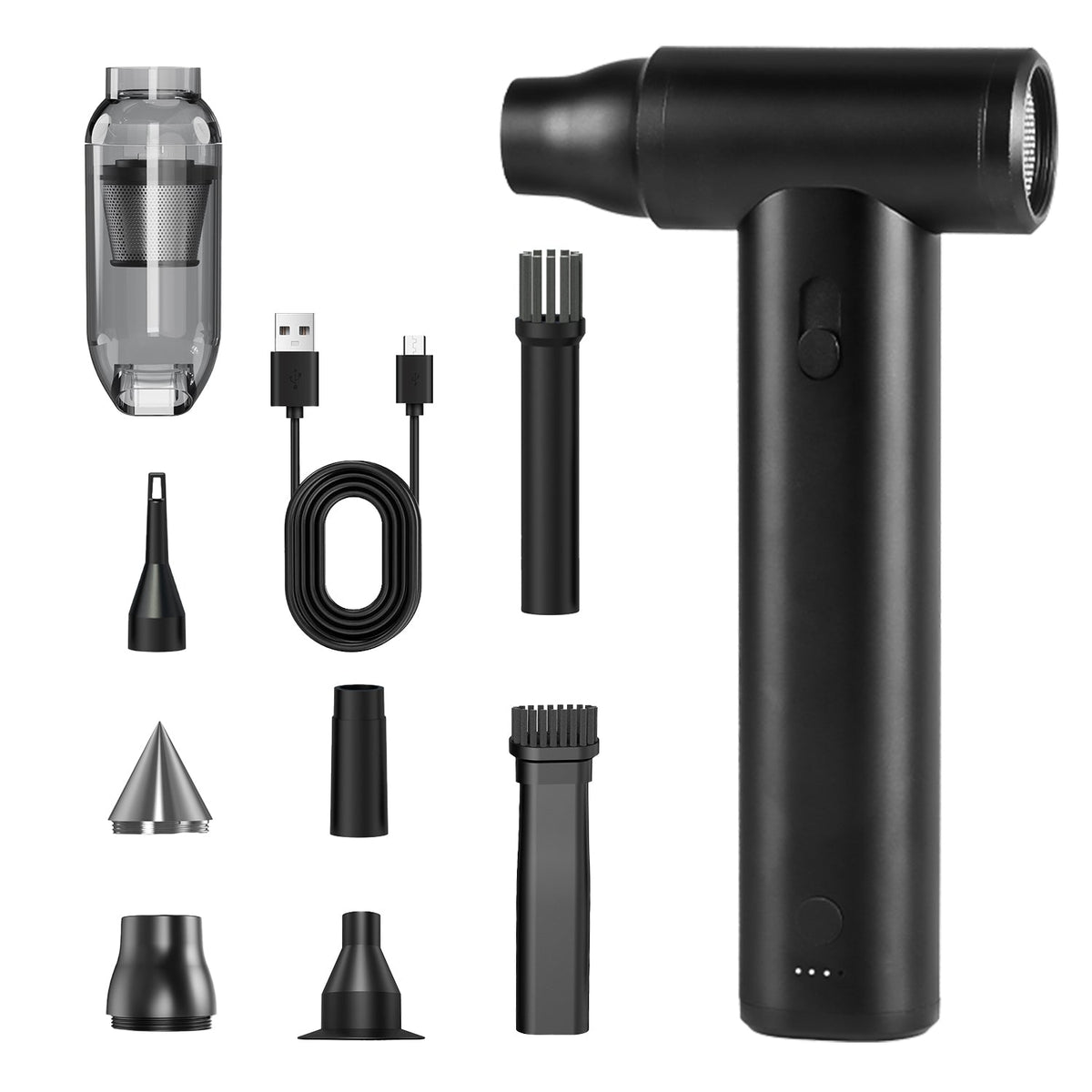 Compressed Air Duster Brushless Motor 250000RPM Stepless Variable Speed 10000mAh Battery Cordless Dust Blower Vacuum Cleaner Portable Jet Dry Blower f