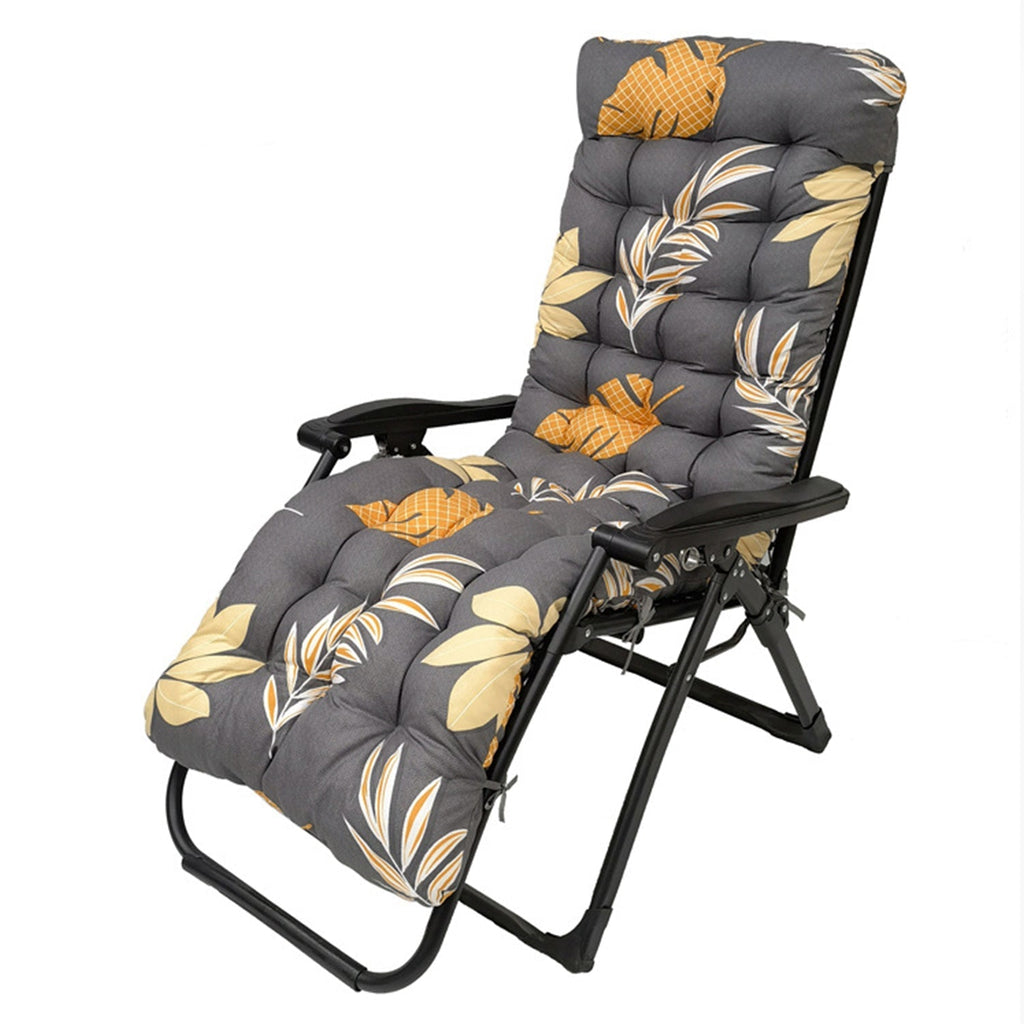 67x22in Chaise Lounger Cushion Recliner Rocking Chair Sofa Mat Deck Chair Cushion