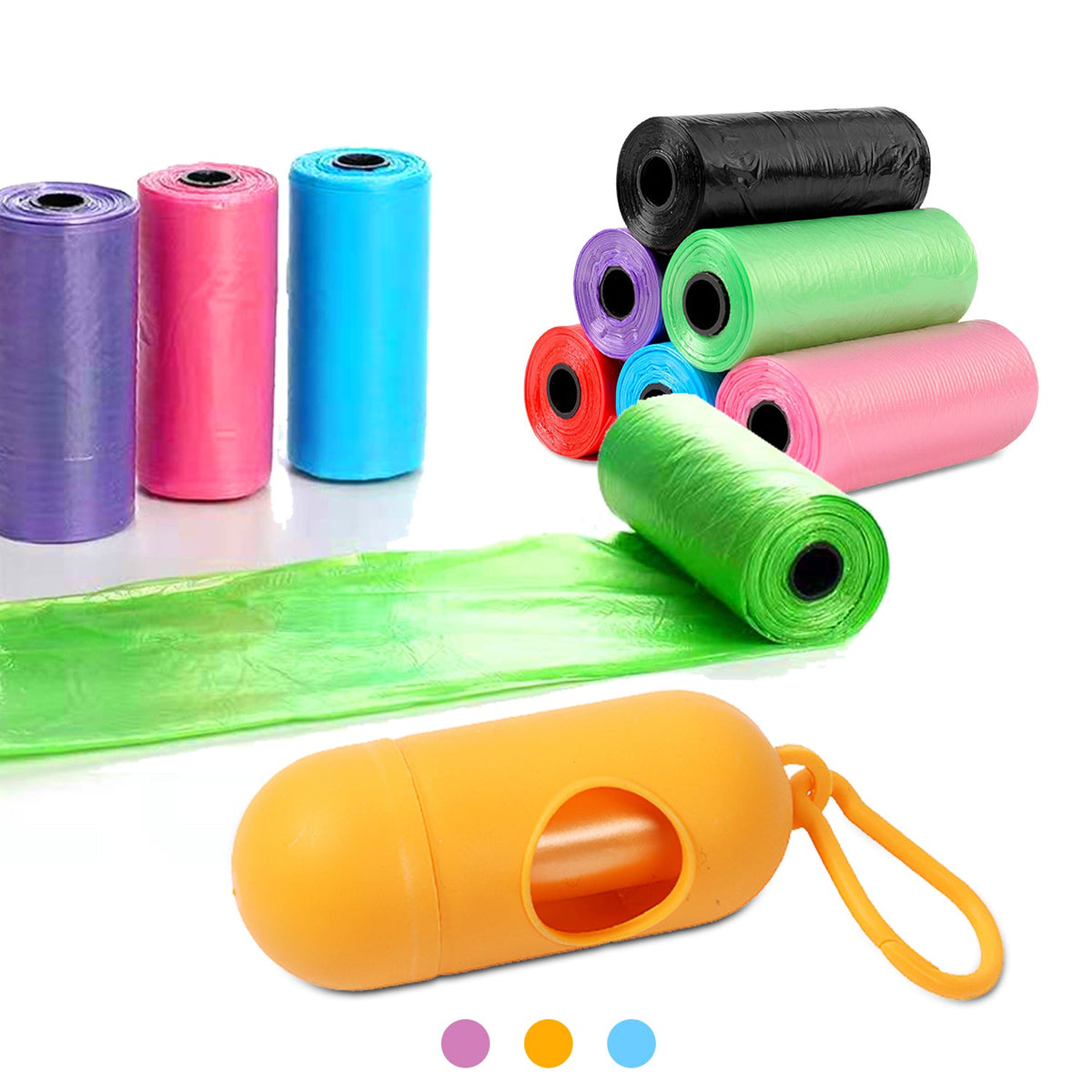 GBruno 10 Rolls 150 Count Dog Waste Bags