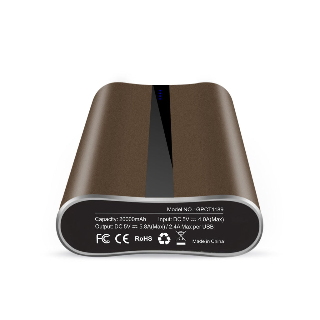 Portable Charger 20000mAh Power Bank Total 5.8A Output 3-USB Ports External_x000B__x000B_Battery Pack Portable Phone Charger for IOS Phone11/Pro/Max/8/X/XS iPad S