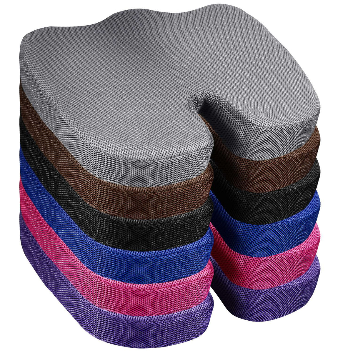 Seat Cushion Coccyx Orthopedic Memory Foam Cushion Tailbone Hip Support Chair Pillow for Office Car Seat