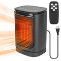 1500W Electric Space Heater Ceramic Heater Fan 90¼Oscillating Heating Fan with 3 Modes Remote Control Digital Display Tip-over Overheating Protection