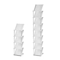 5 Tier Vertical Shoe Rack Narrow Free Standing Storage Organizer for Entryway Space-Saving Stackable Shoe Holder Corner Shoe Tower For Entryway Bedroo