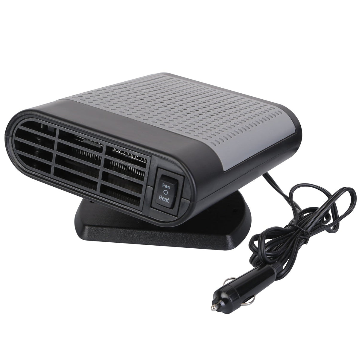 12V 150W Portable Car Heater Heating Fan 2 In 1 Defroster Defogger Demister Windshield Heater Automotive Cooling Fan with Air Purification 360¡ Rotati