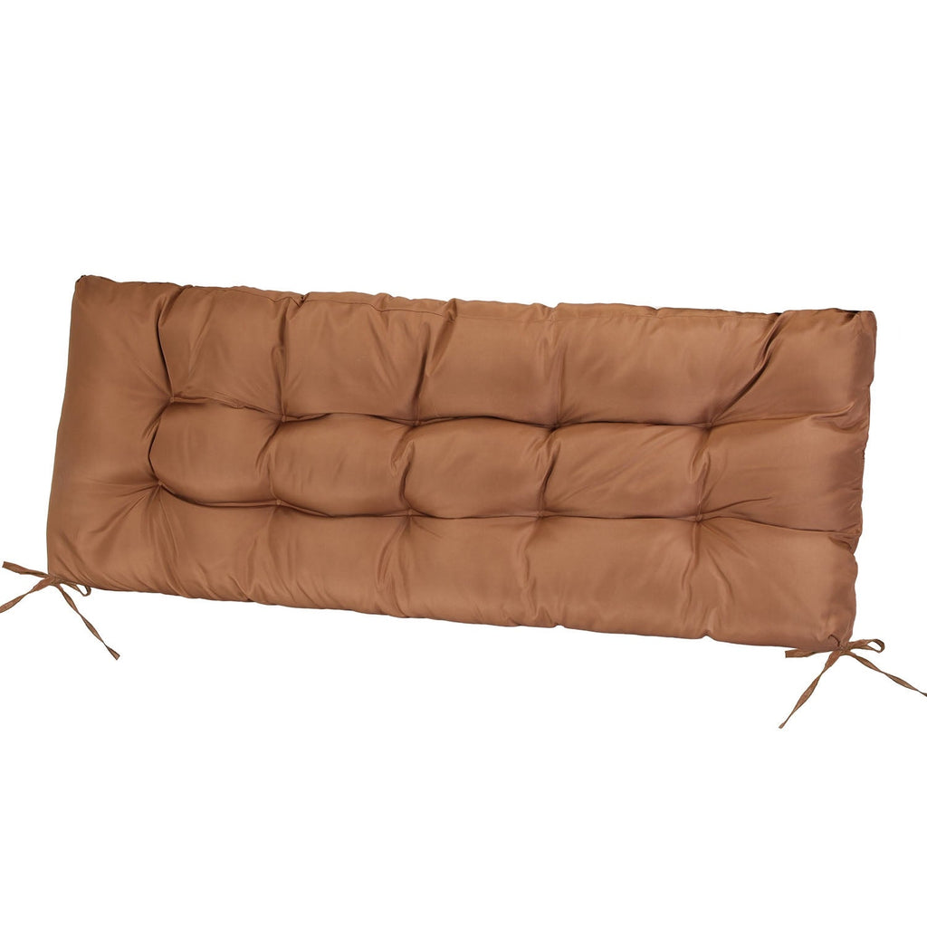 Bench Seat Cushion For Indoor Outdoor Furniture Non Slip Long Chair Cushion with Ties Strap Waterproof Swing Cushion 51.18x19.68IN For Garden Patio Ba