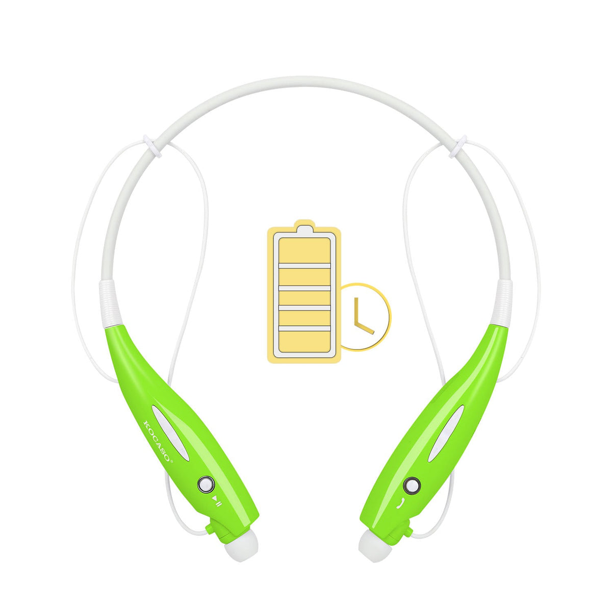 KOCASO Wireless Sports Stereo Hands Free Headset for Phone and Tablet