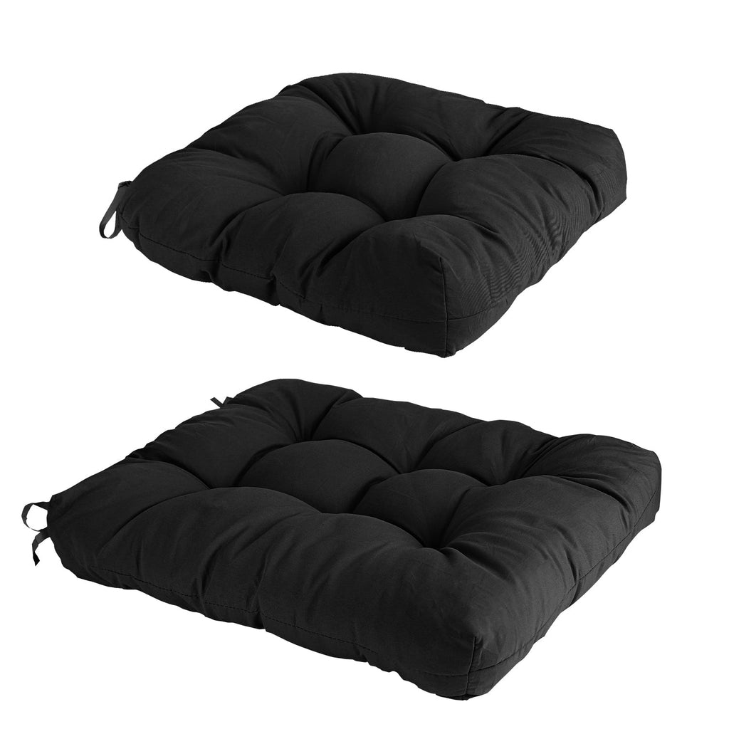 2Pcs Waterproof Rocking Chair Cushion Upper And Lower Back And Seat Sets with Non-Slip Ties Oxford Cloth Surface Polyester Filling Comfortable for Ind