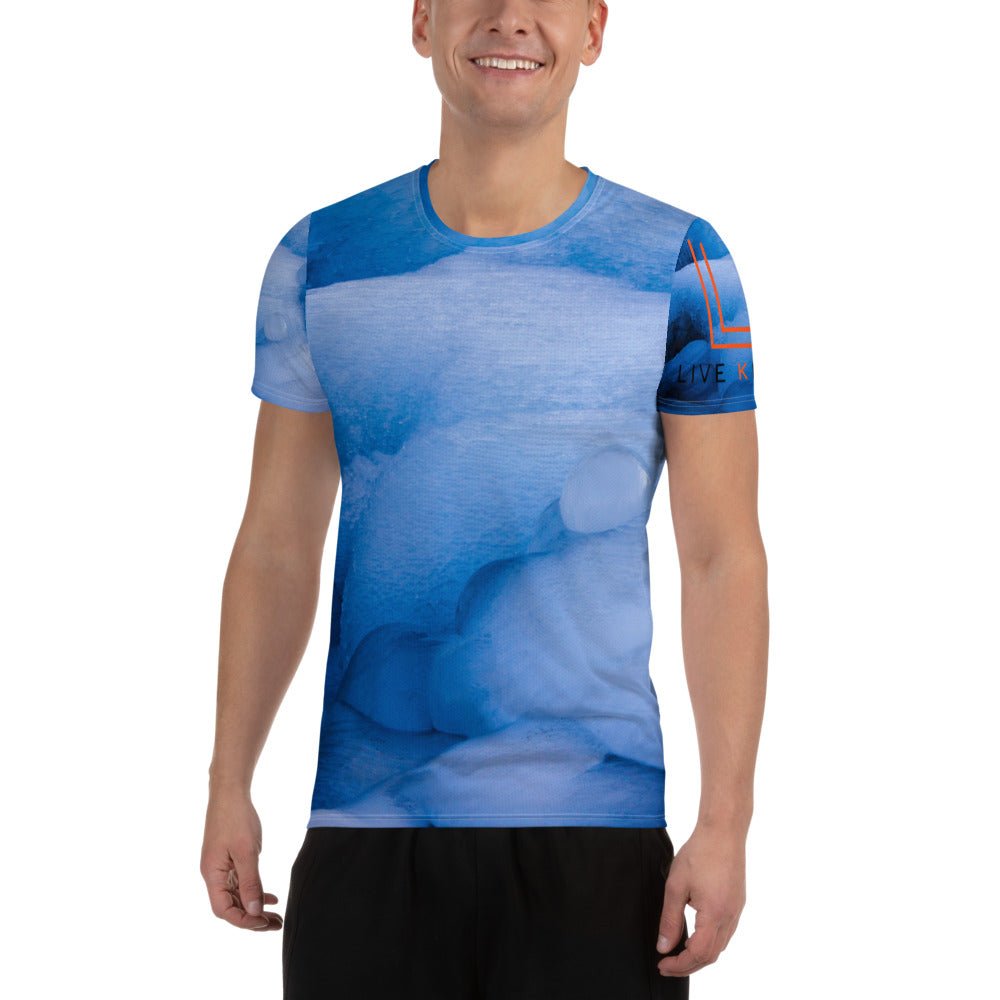 All-Over Print Men's Athletic T-shirt - LiveKreation.com