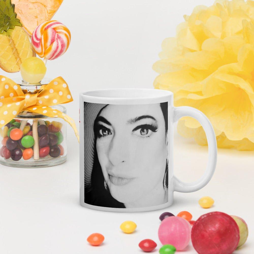 White glossy mug - LiveKreation.com