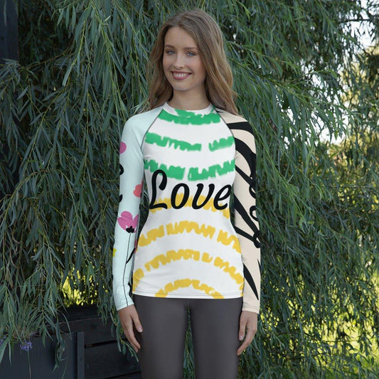 Women's Rash Guard Shirt - LiveKreation.com